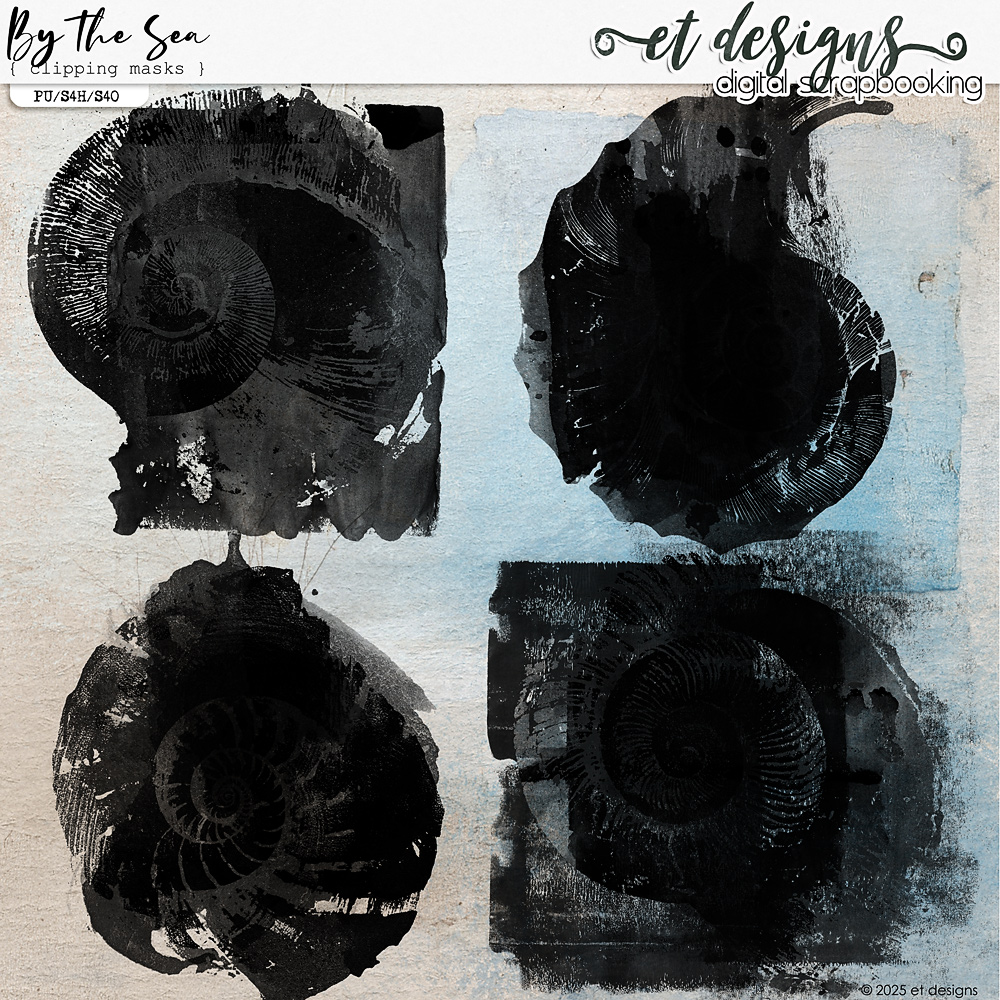 By the Sea Clipping Masks by et designs