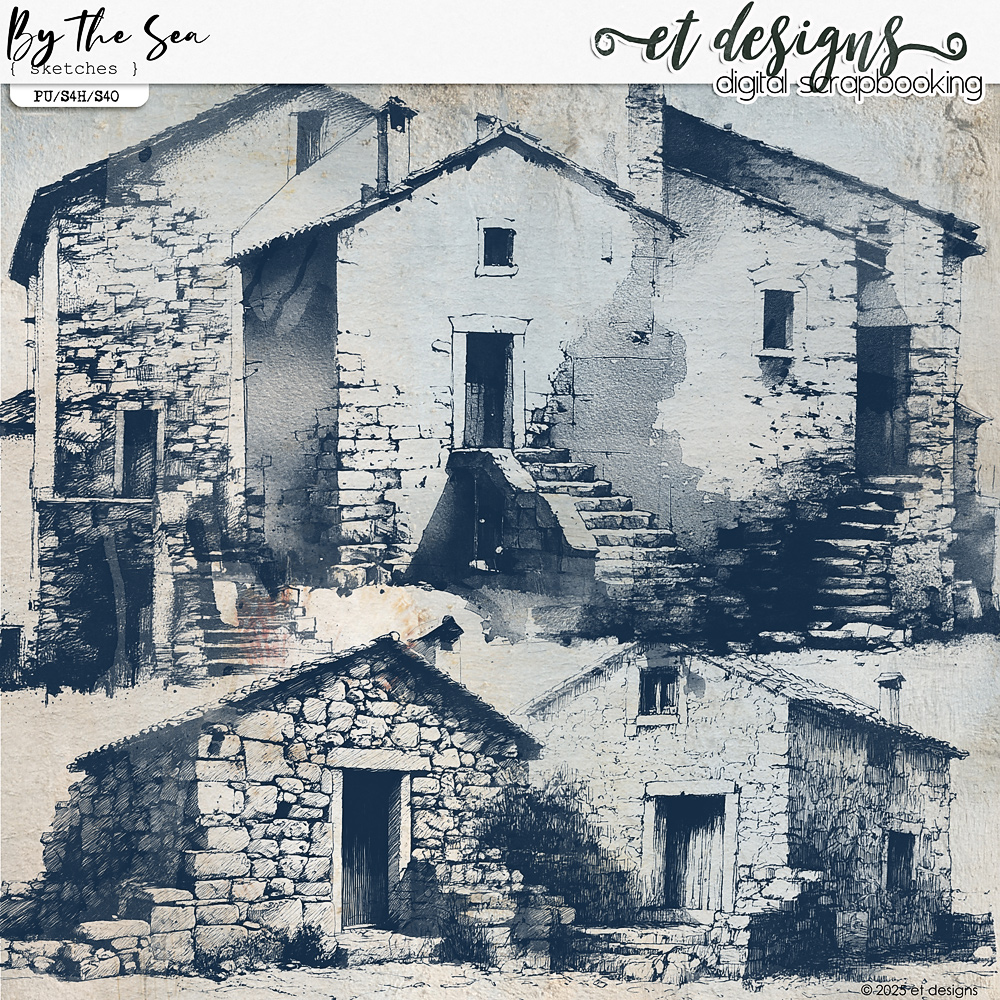 By the Sea Sketches by et designs
