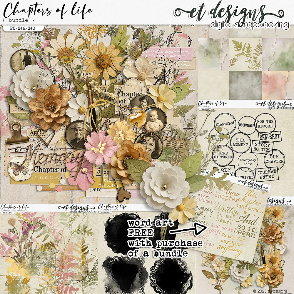 Chapters of Life Bundle by et designs