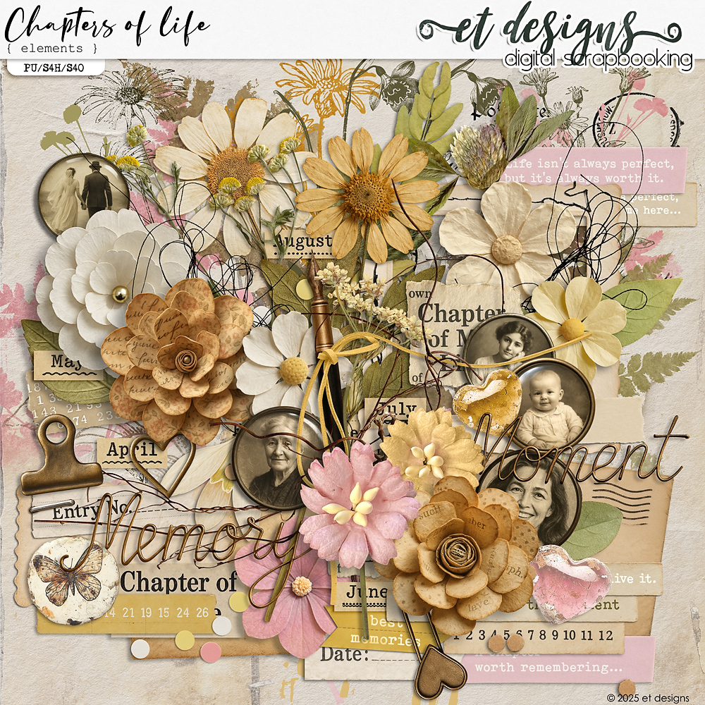 Chapters of Life Elements by et designs