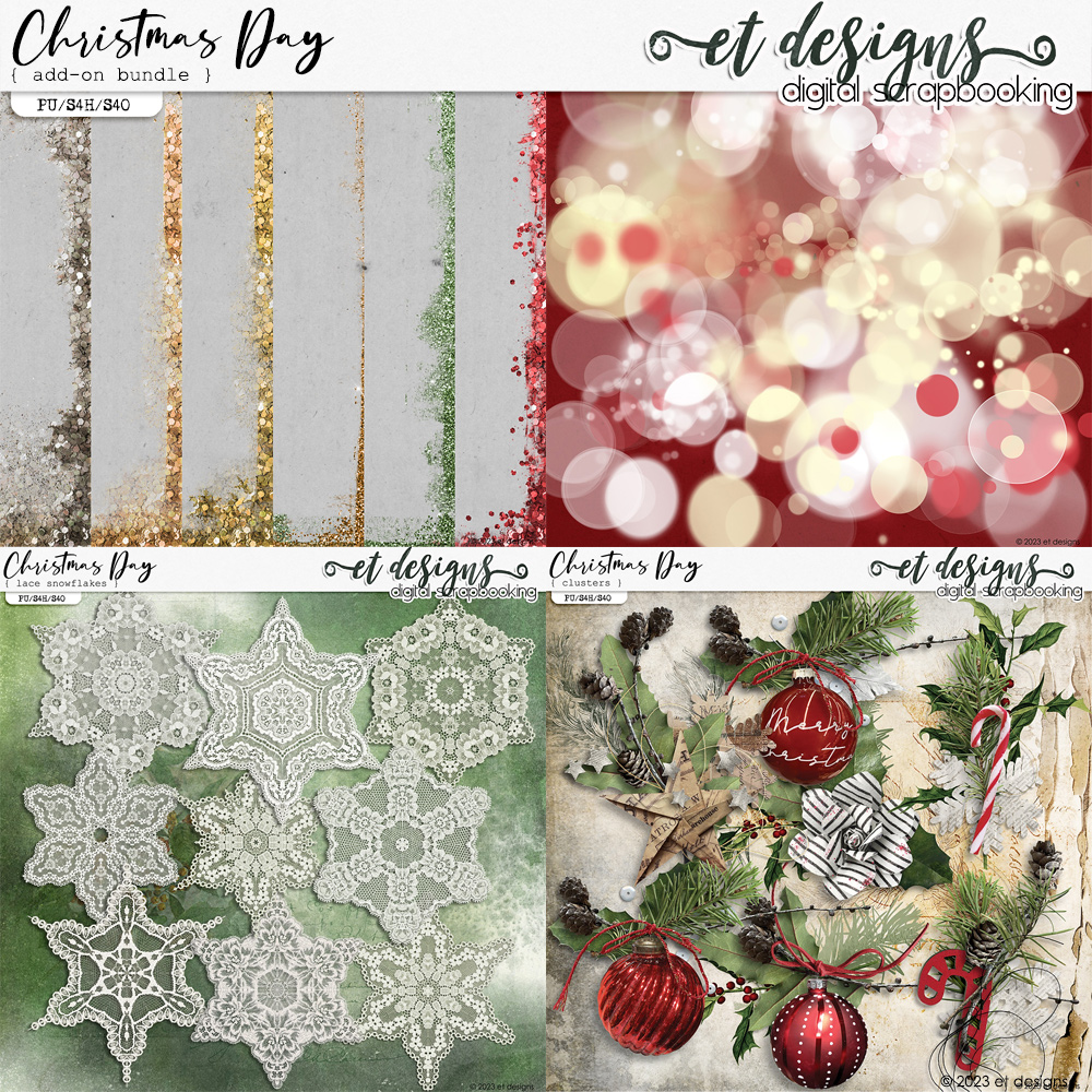 Christmas Day Add-on Bundle by et designs