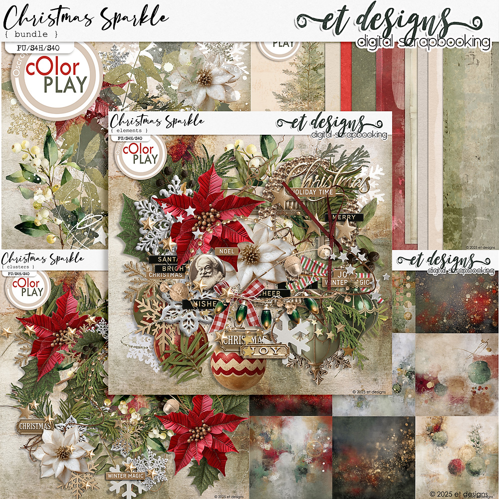 Christmas Sparkle Bundle by et designs