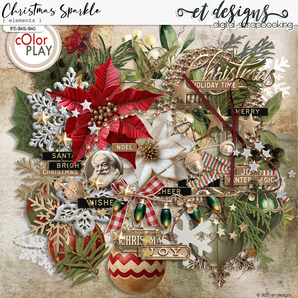 Christmas Sparkle Elements by et designs