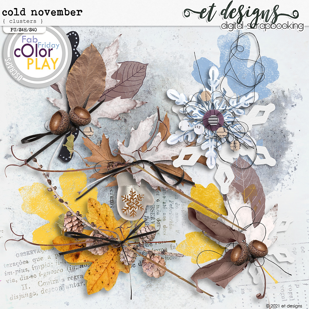 Cold November Cluster by et designs