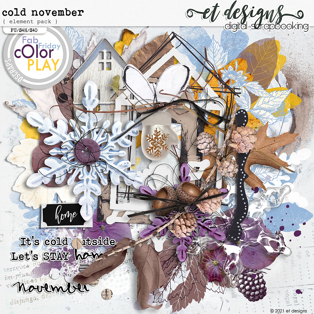 Cold November Elements by et designs