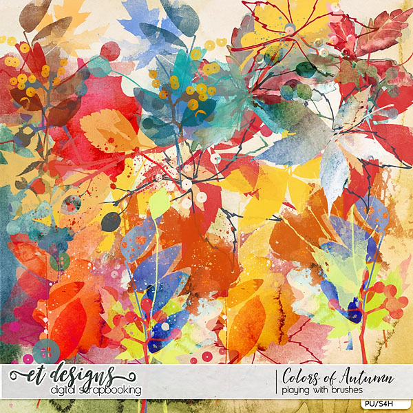 Colors of Autumn Playing with Brushes