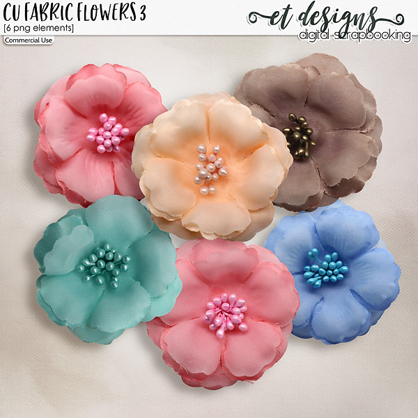 CU Fabric Flowers vol.3