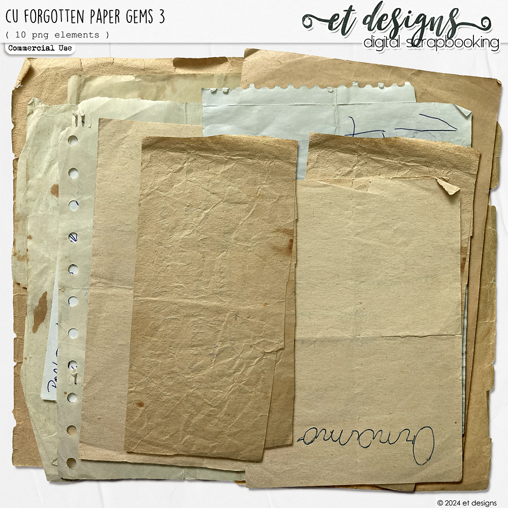 CU Forgotten Paper Gems 3 by et designs 