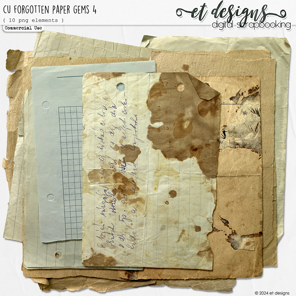 CU Forgotten Paper Gems 4 by et designs