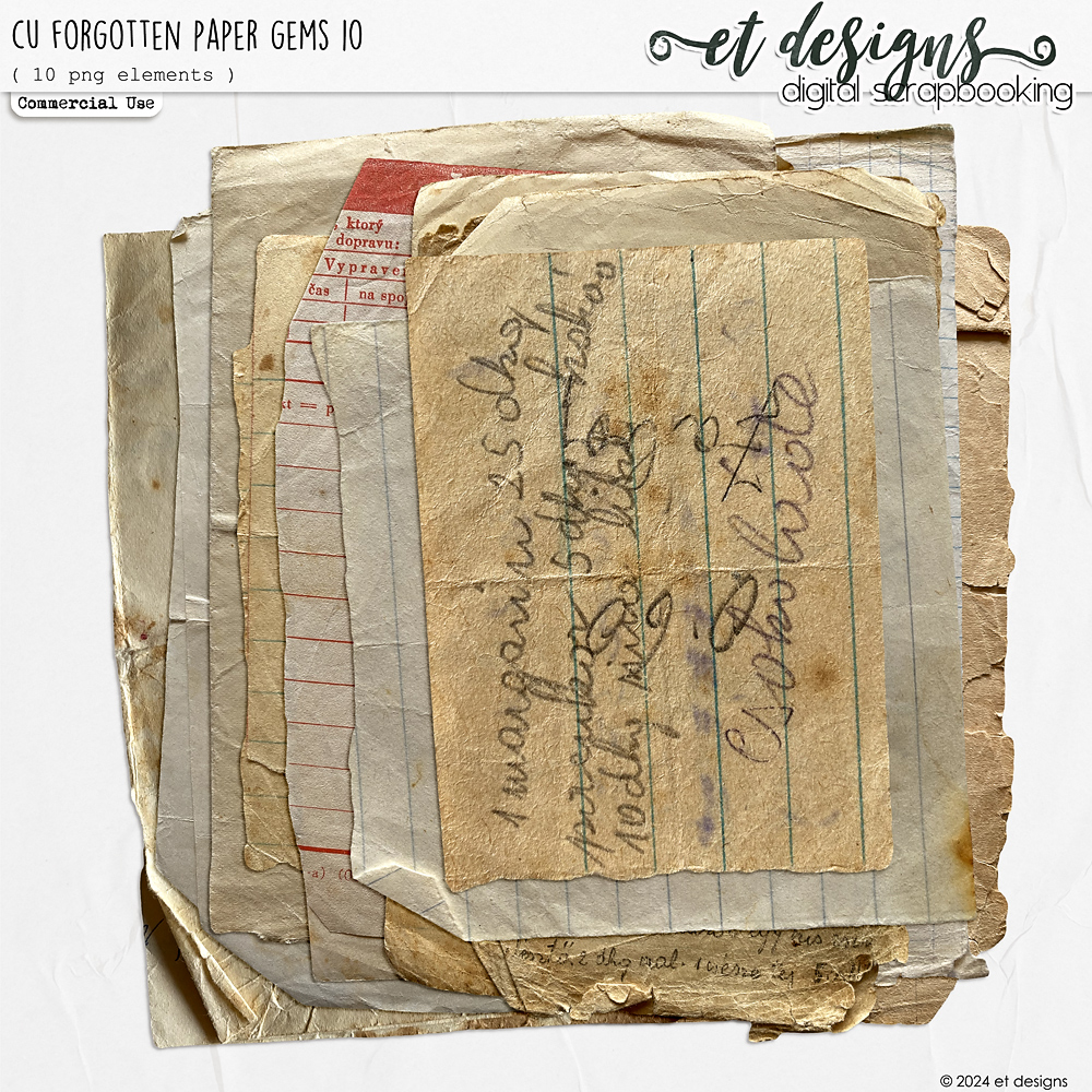 CU Forgotten Paper Gems 10 by et designs