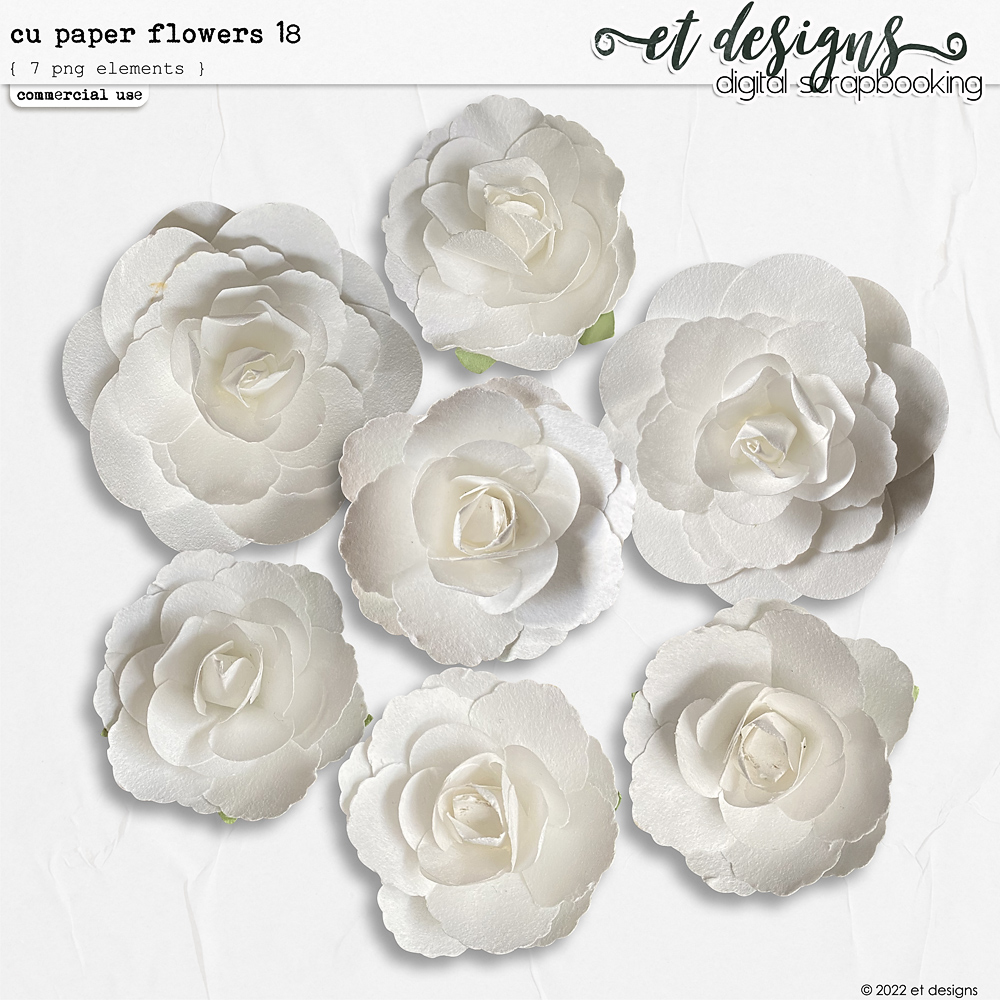 CU Paper Flowers 18 by et designs