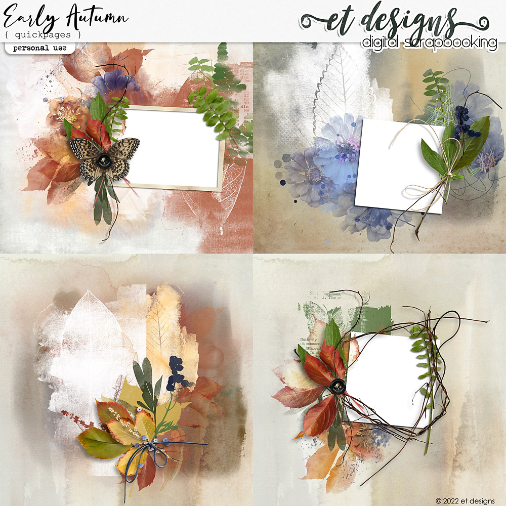 Early Autumn Quickpages by et designs