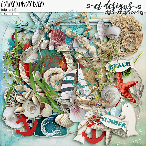 Enjoy Sunny Days Kit & Solids & Alpha