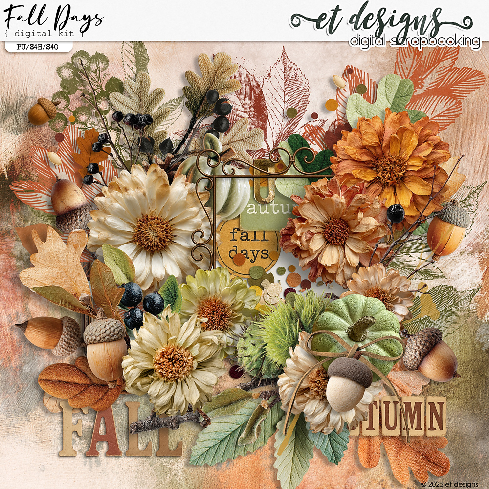 Fall Days Kit by et designs