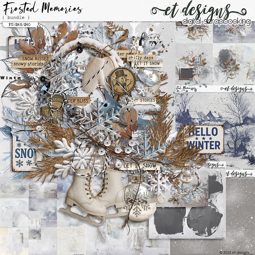 Frosted Memories Bundle by et designs