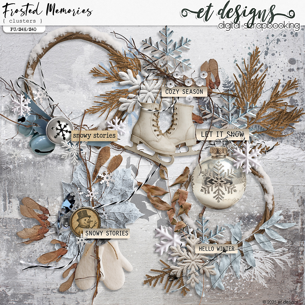 Frosted Memories Clusters by et designs