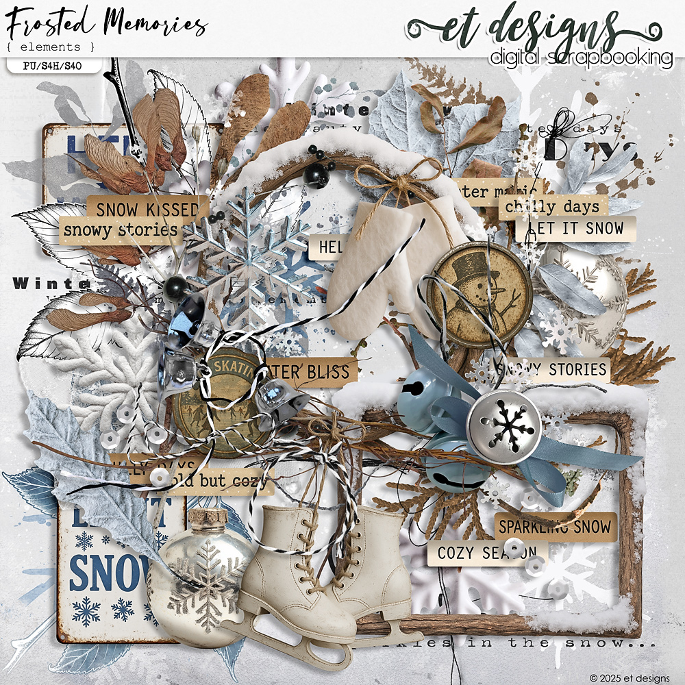 Frosted Memories Elements by et designs