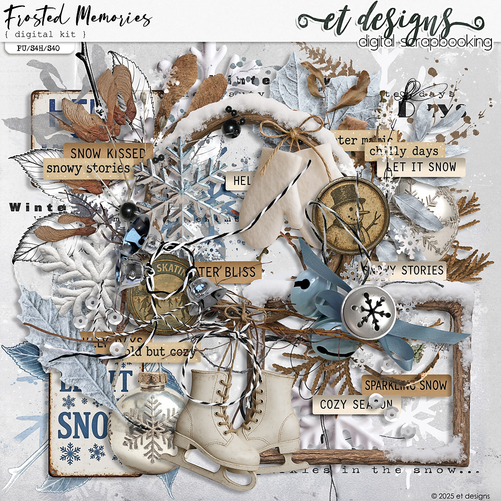 Frosted Memories Kit by et designs