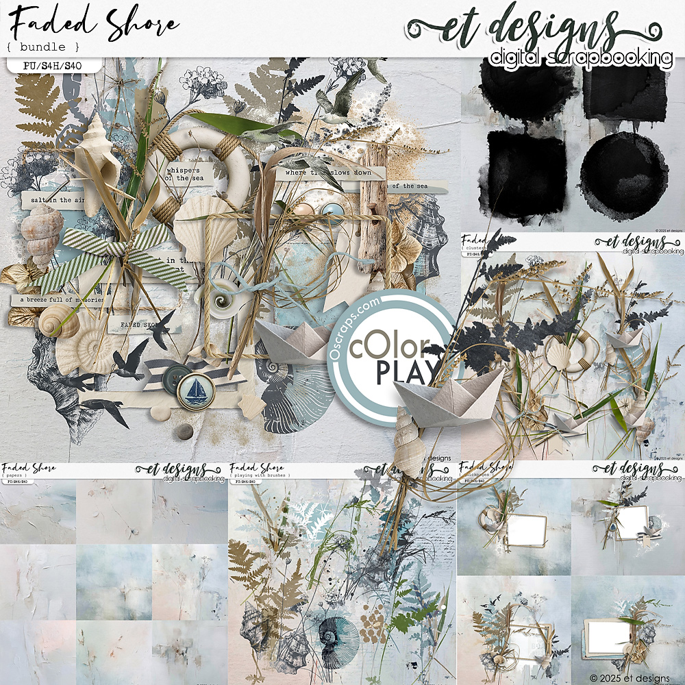 Faded Shore Bundle by et designs