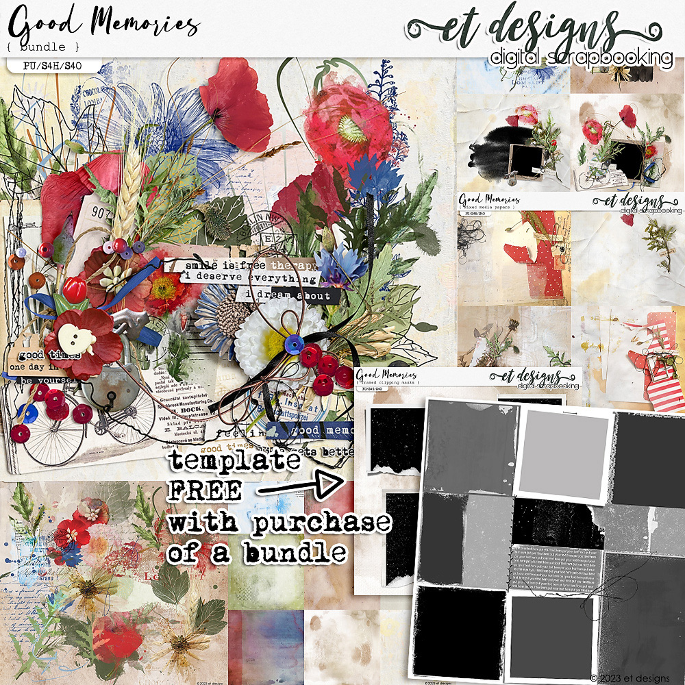 New Digital Scrapbooking Supplies Each Week at Oscraps