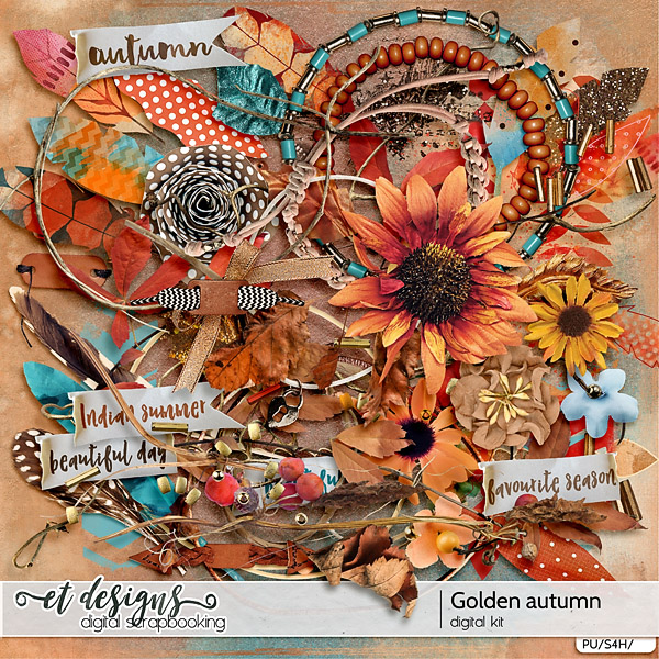 Golden Autumn kit & alpha
