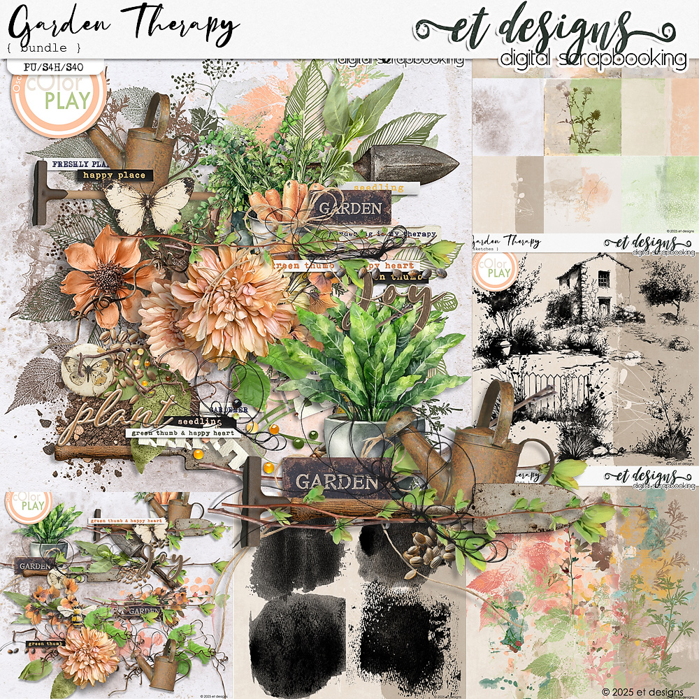 CT Garden Therapy Bundle by et designs 