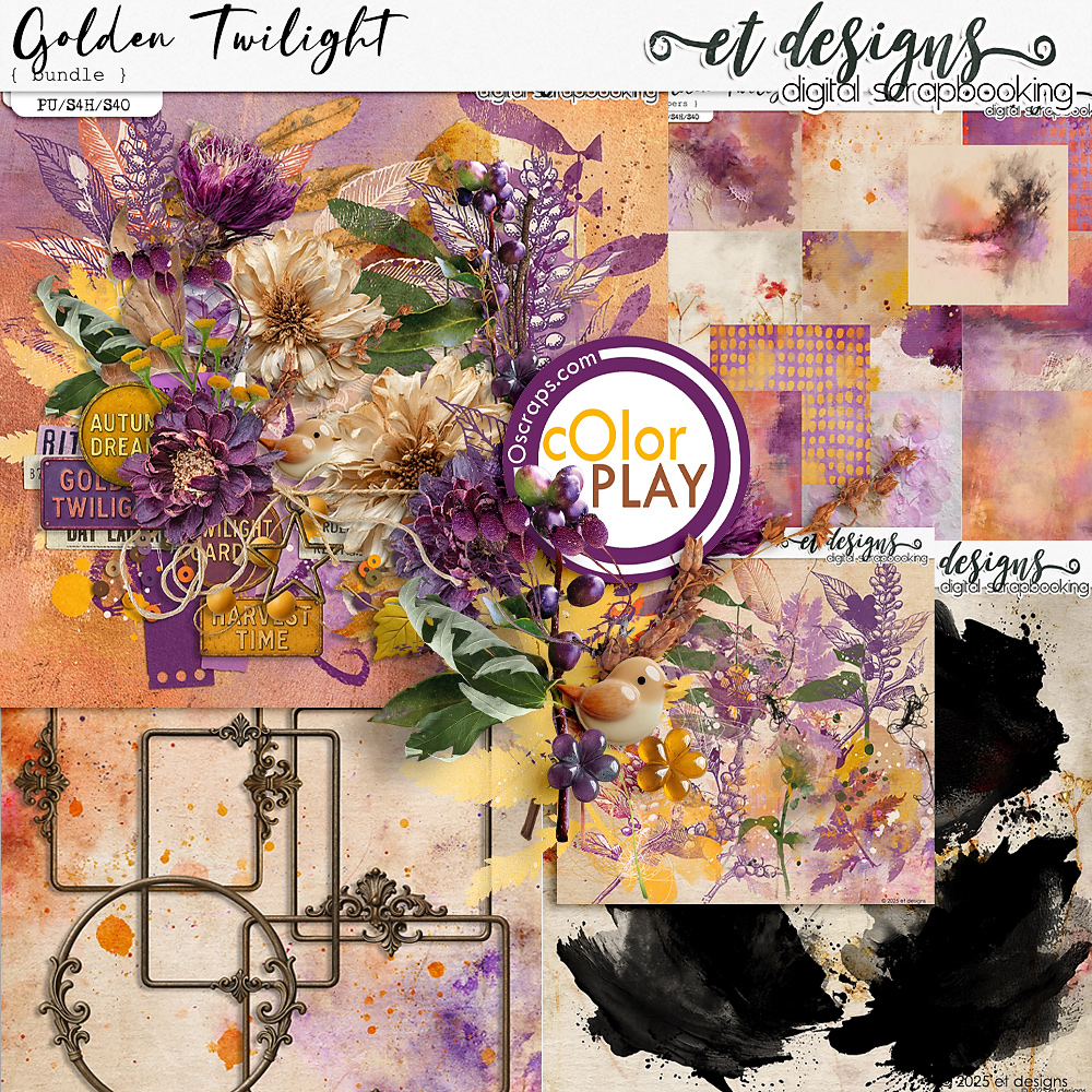 Golden Twilight Bundle by et designs