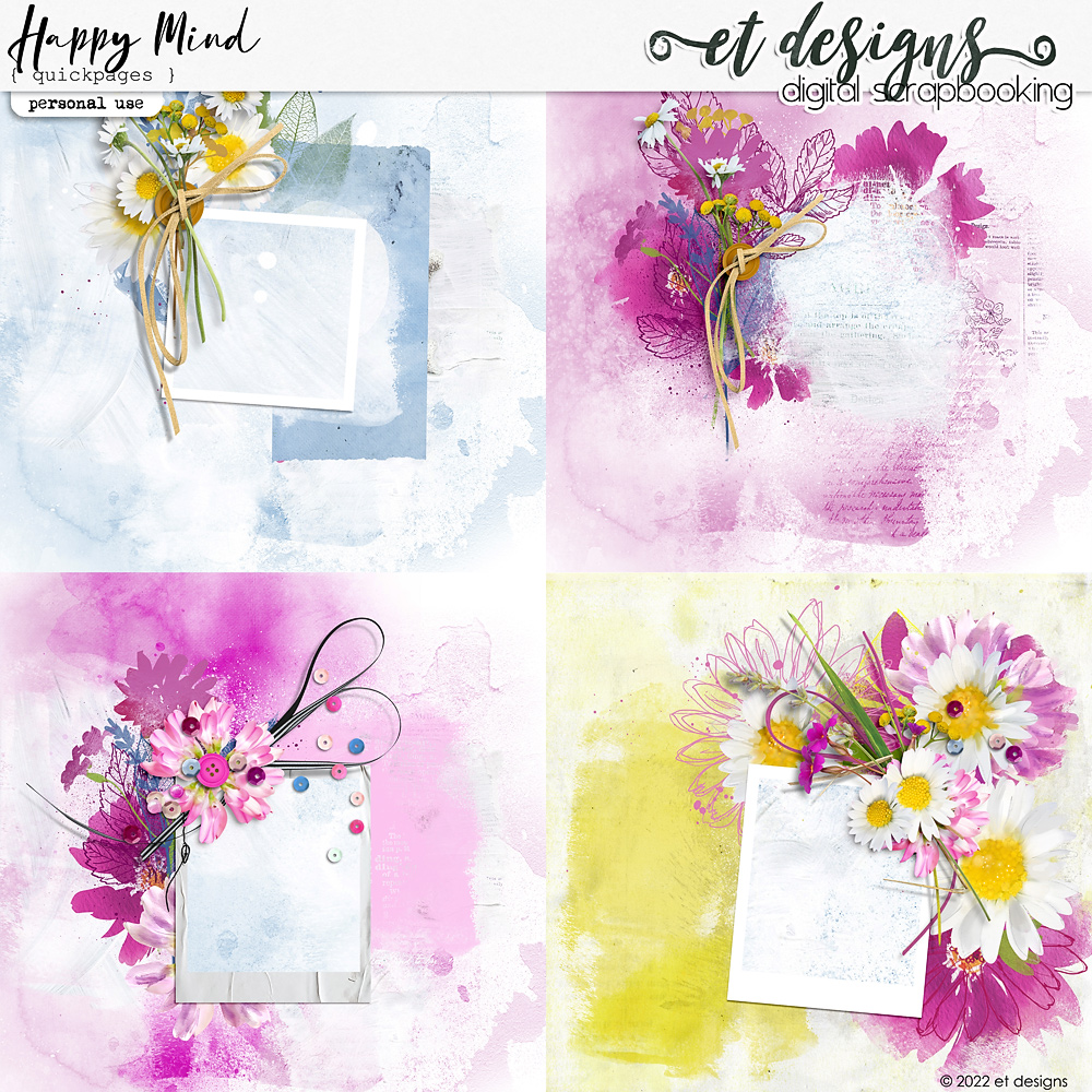 Happy Mind Quickpages by et designs