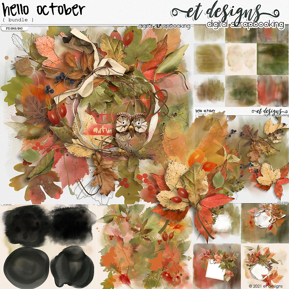 Hello October Bundle by et designs