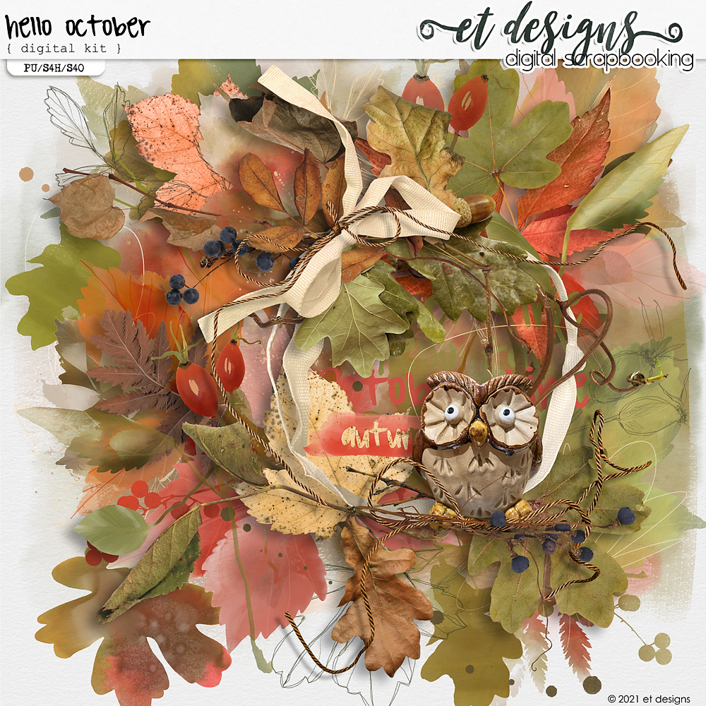 Hello October Kit by et designs