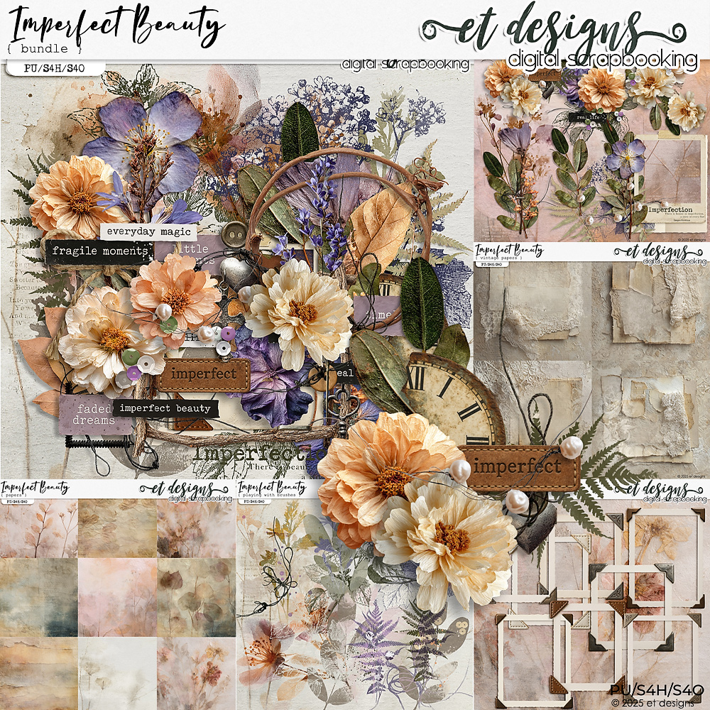Imperfect Beauty Bundle by et designs