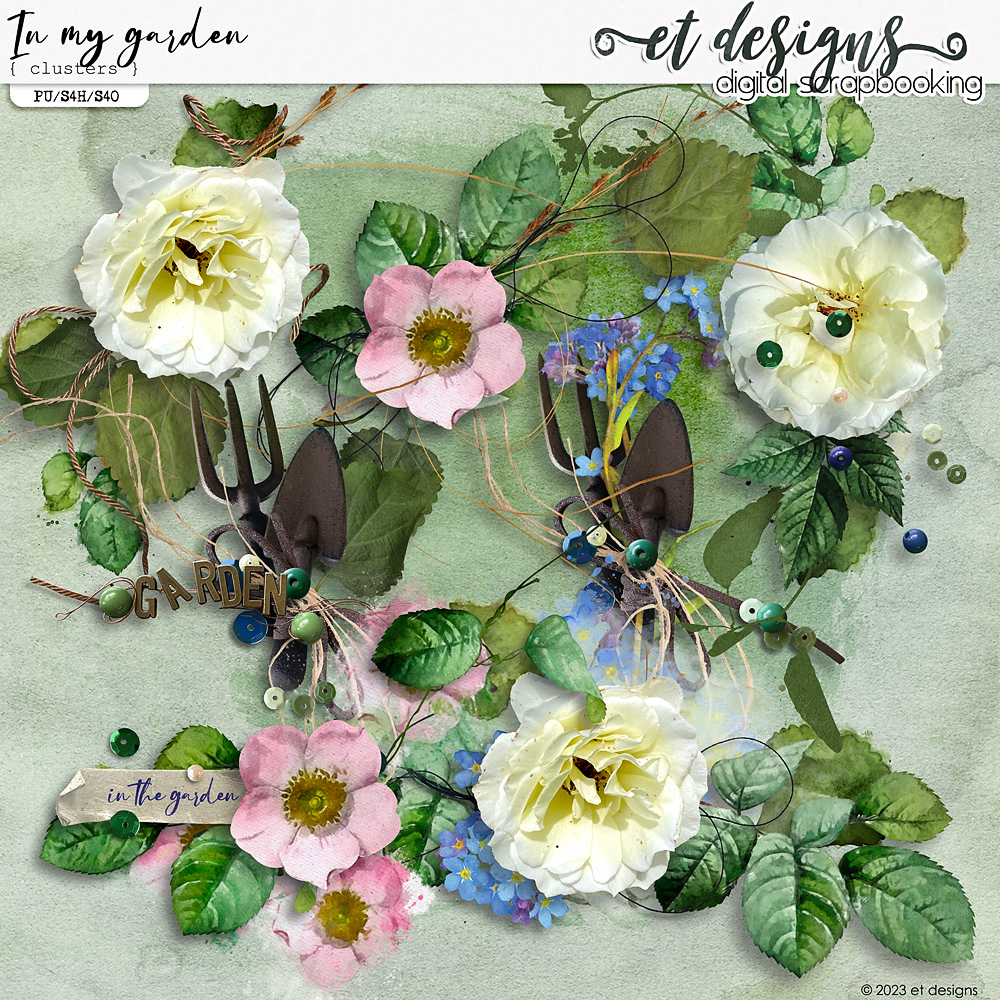 In my Garden Clusters by et designs