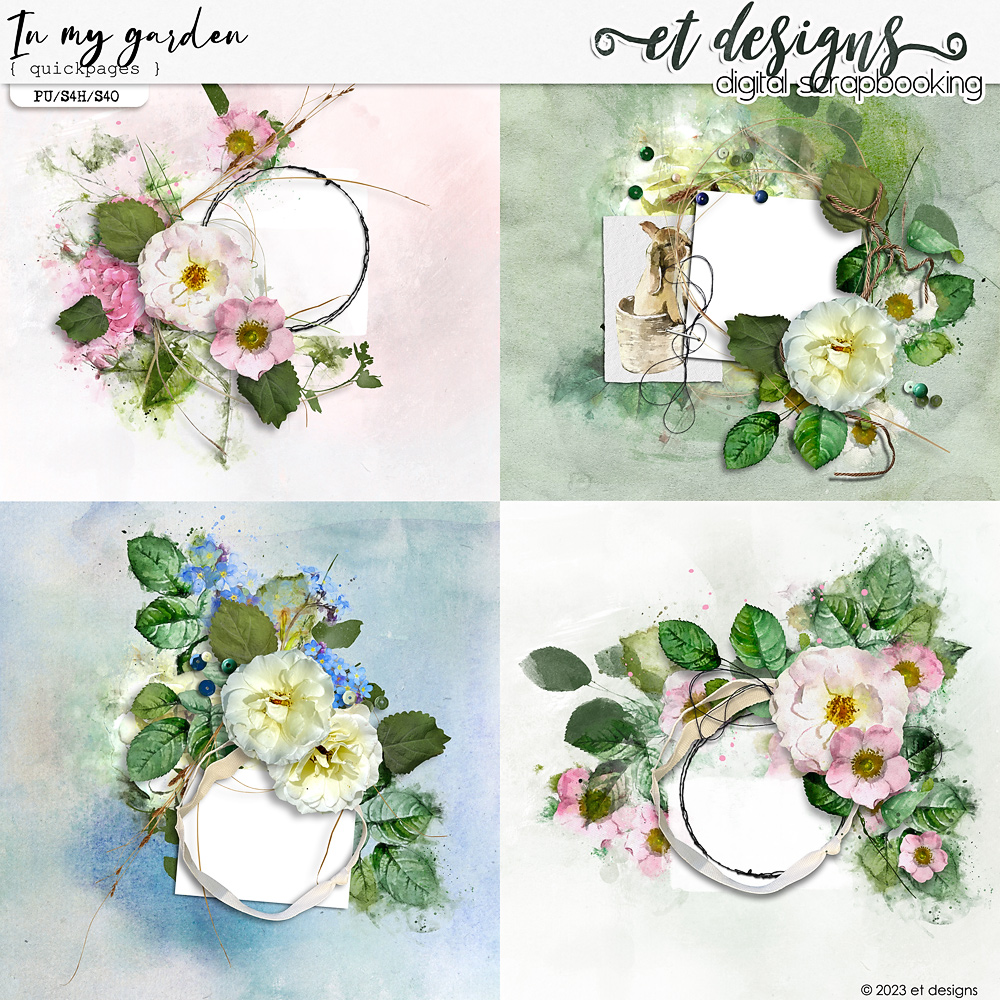 In my Garden Quickpages by et designs