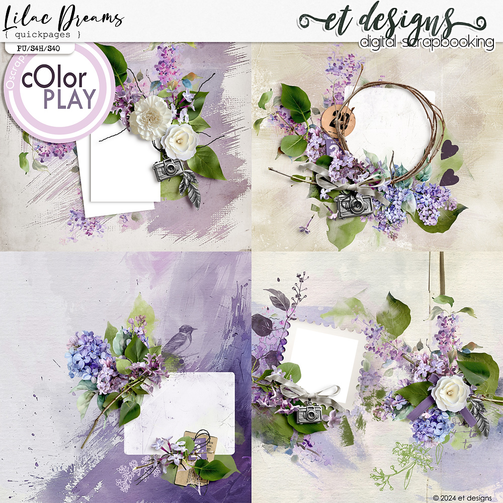 Lilac Dreams Quickpages by et designs