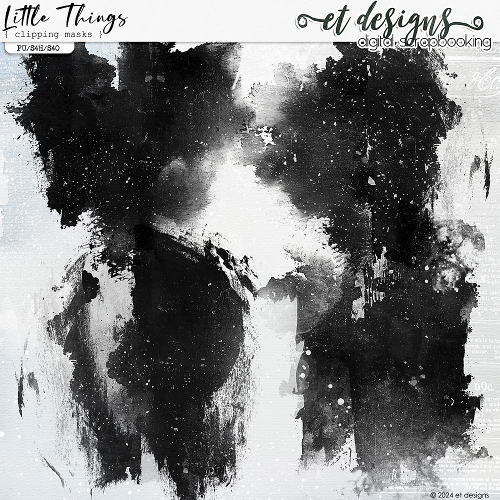 Little Things Clipping Masks by et designs