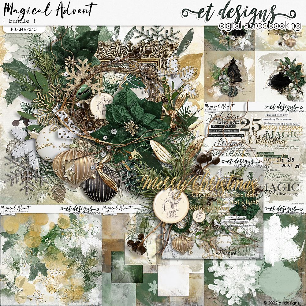 Magical Advent Bundle by et designs