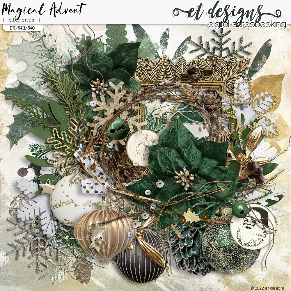 Magical Advent Elements by et designs