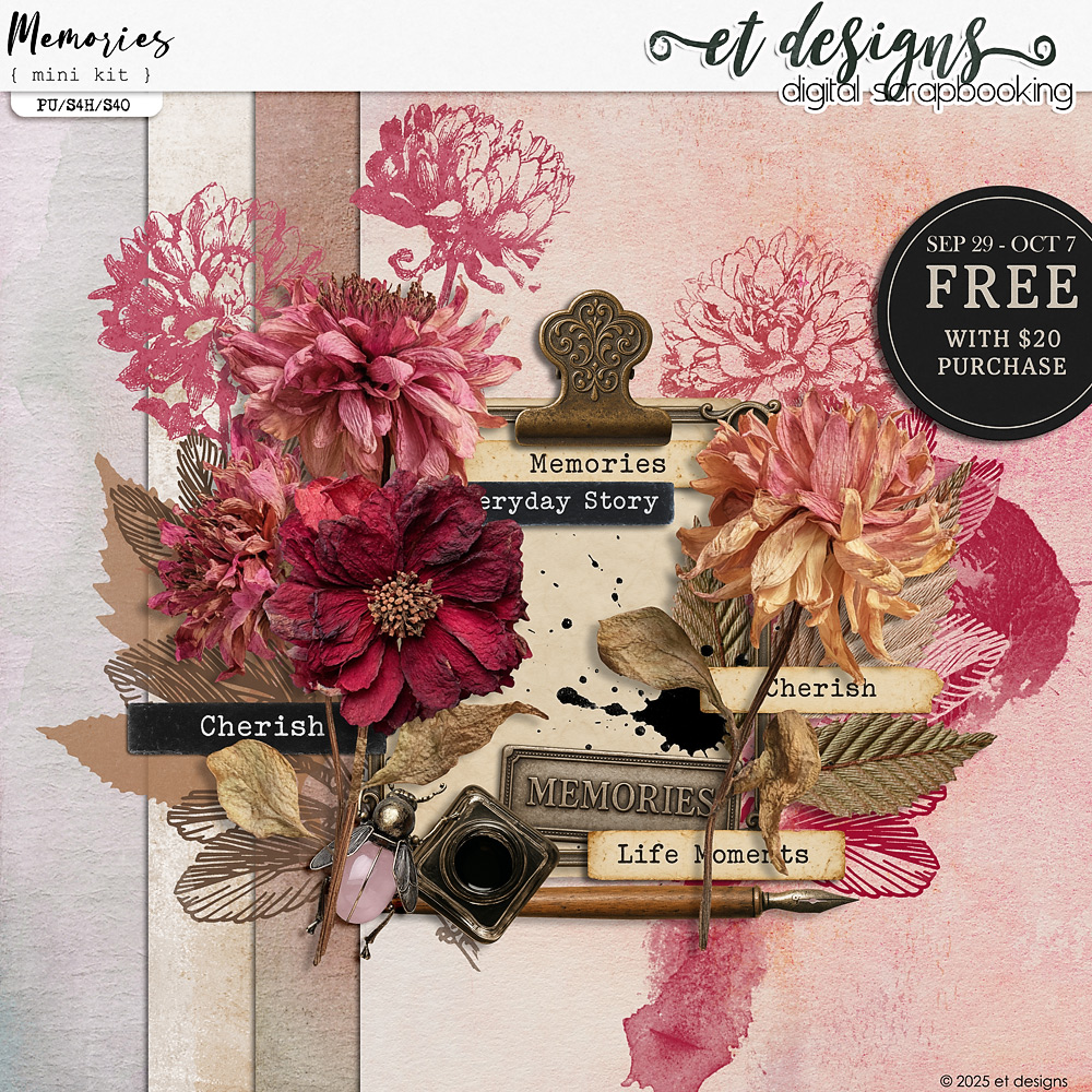 Memories Mini kit by et designs