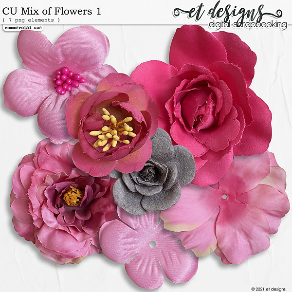 CU Mix of Flowers 1