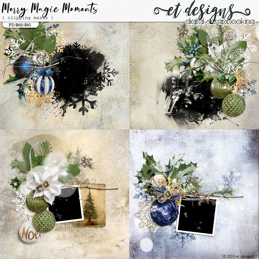 Merry Magic Moments Quickpages by et designs
