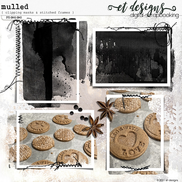 Mulled Clipping Masks & Stitched Frames by et designs