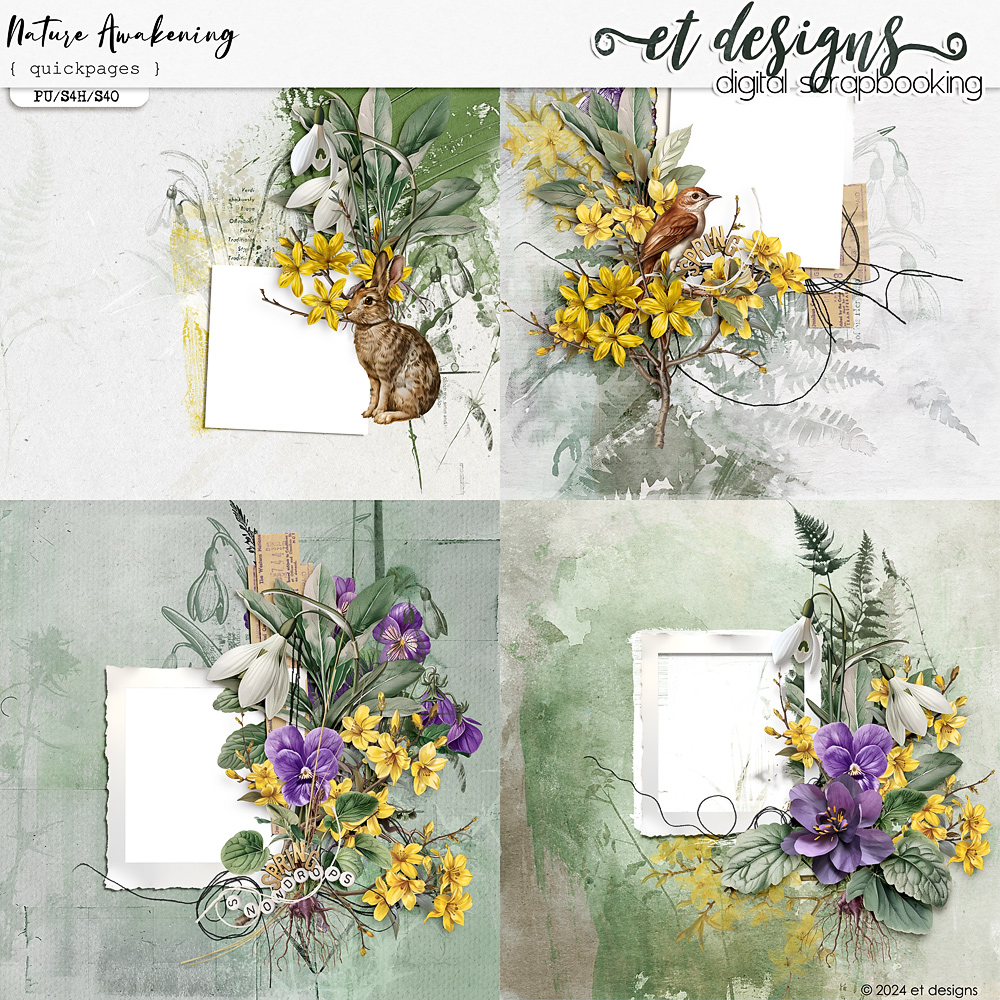 Nature Awakening Quickpages by et designs