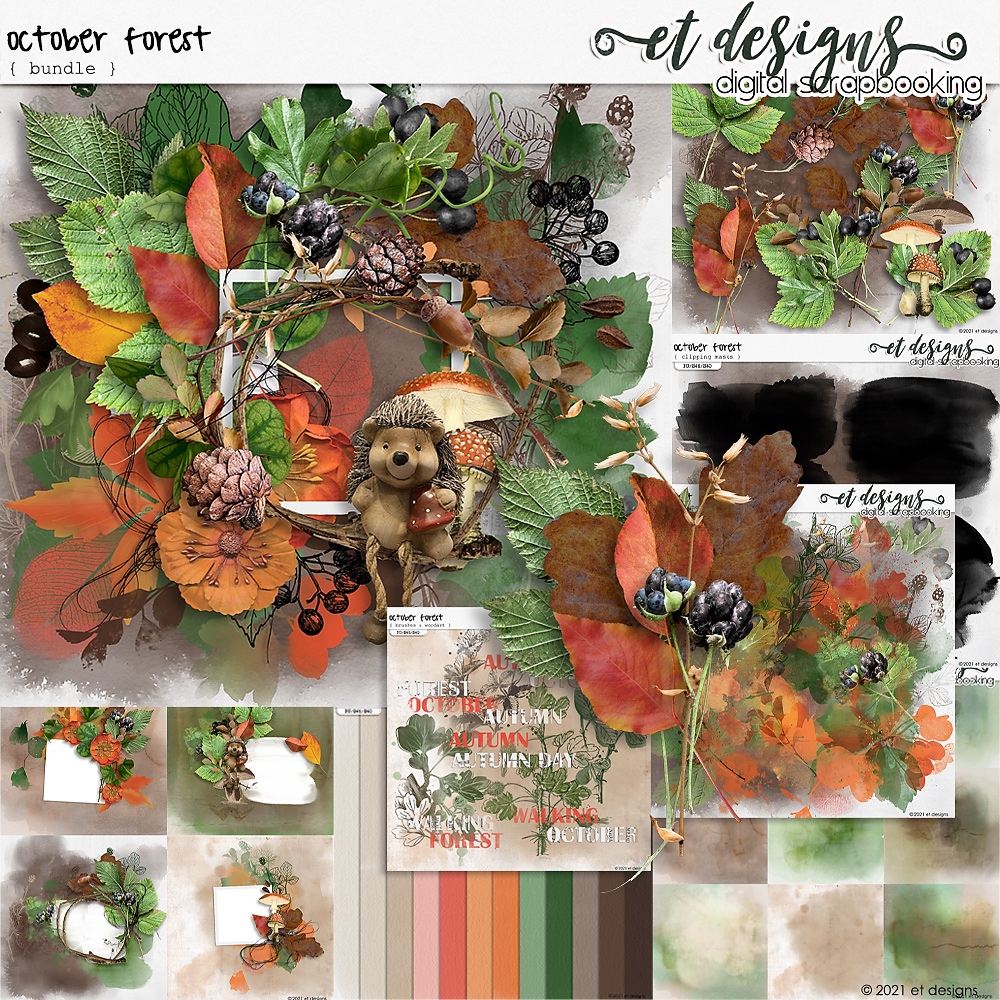 October Forest Bundle by et designs