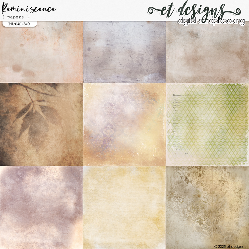 Reminiscence Papers by et designs 