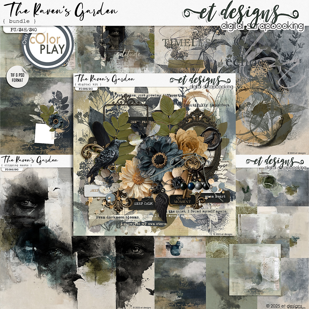The Raven's Garden Bundle by et designs