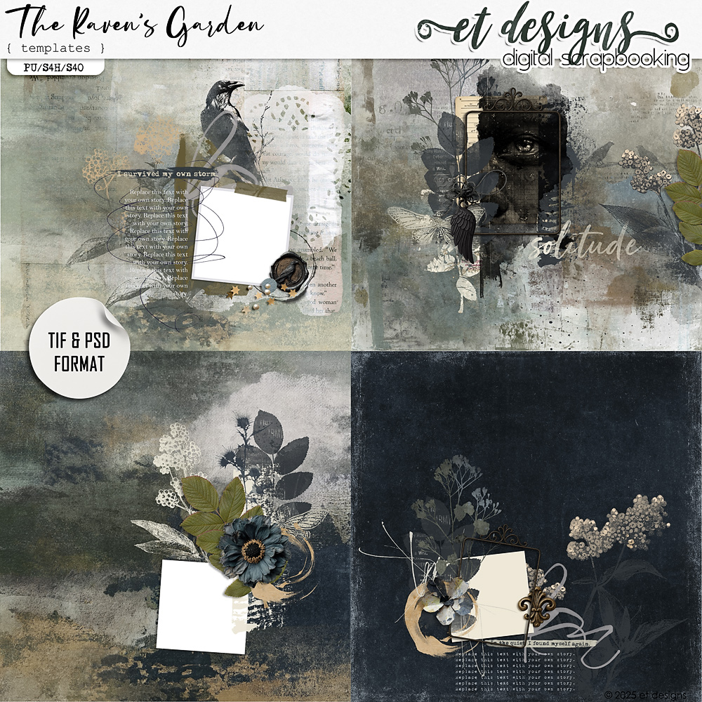 The Raven's Garden Template by et designs
