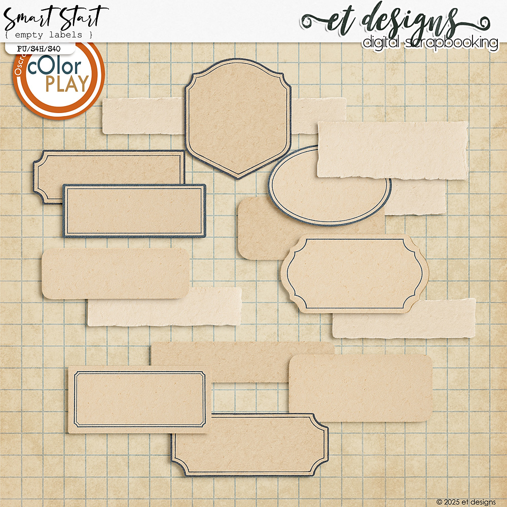 Smart Start Empty Labels by et designs