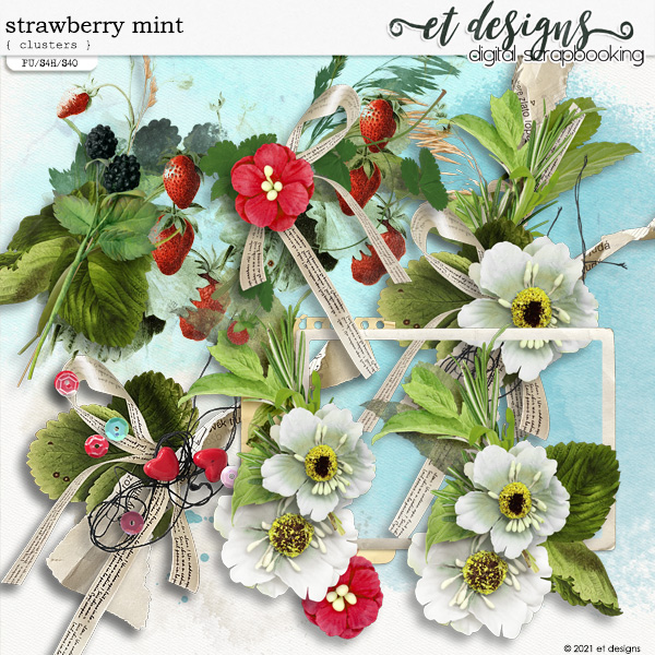 Strawberry Mint Clusters