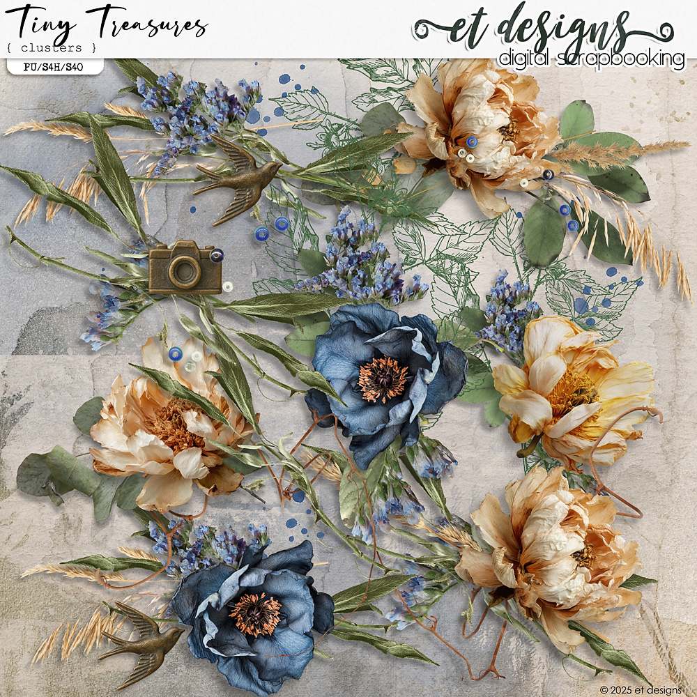 Tiny Treasures Clusters by et designs