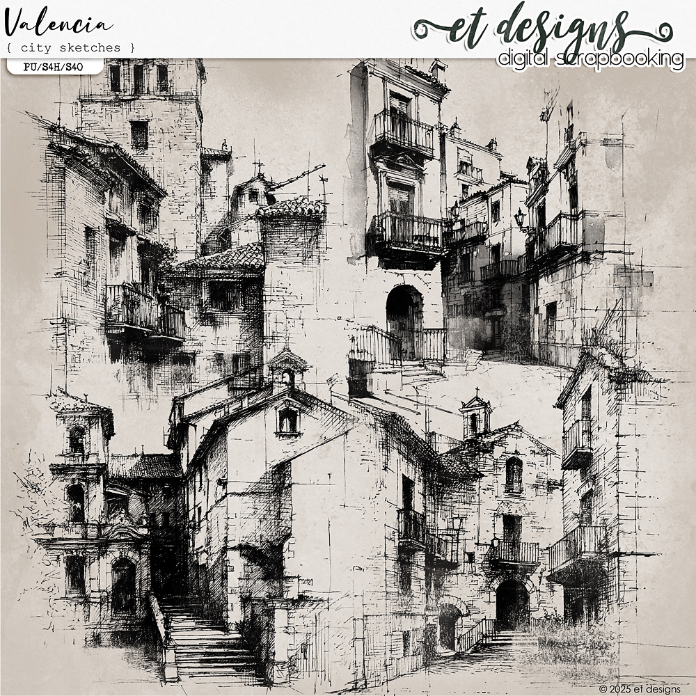 Valencia City Sketches by et designs